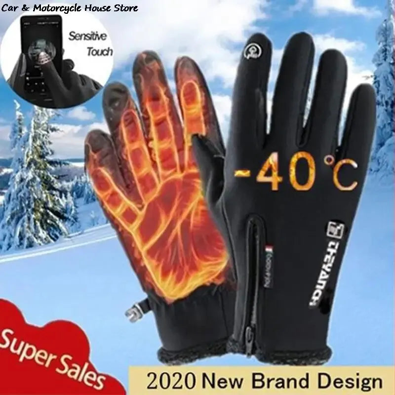 Winter Waterproof Thermal Unisex Gloves