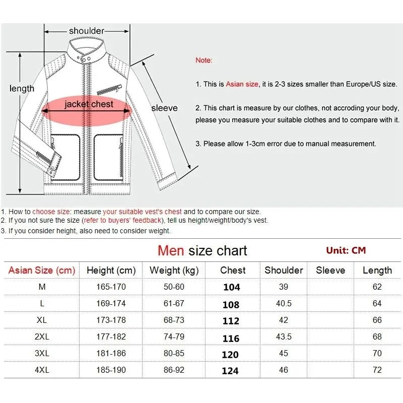 Men's Windproof Sleeveless Winter Vest