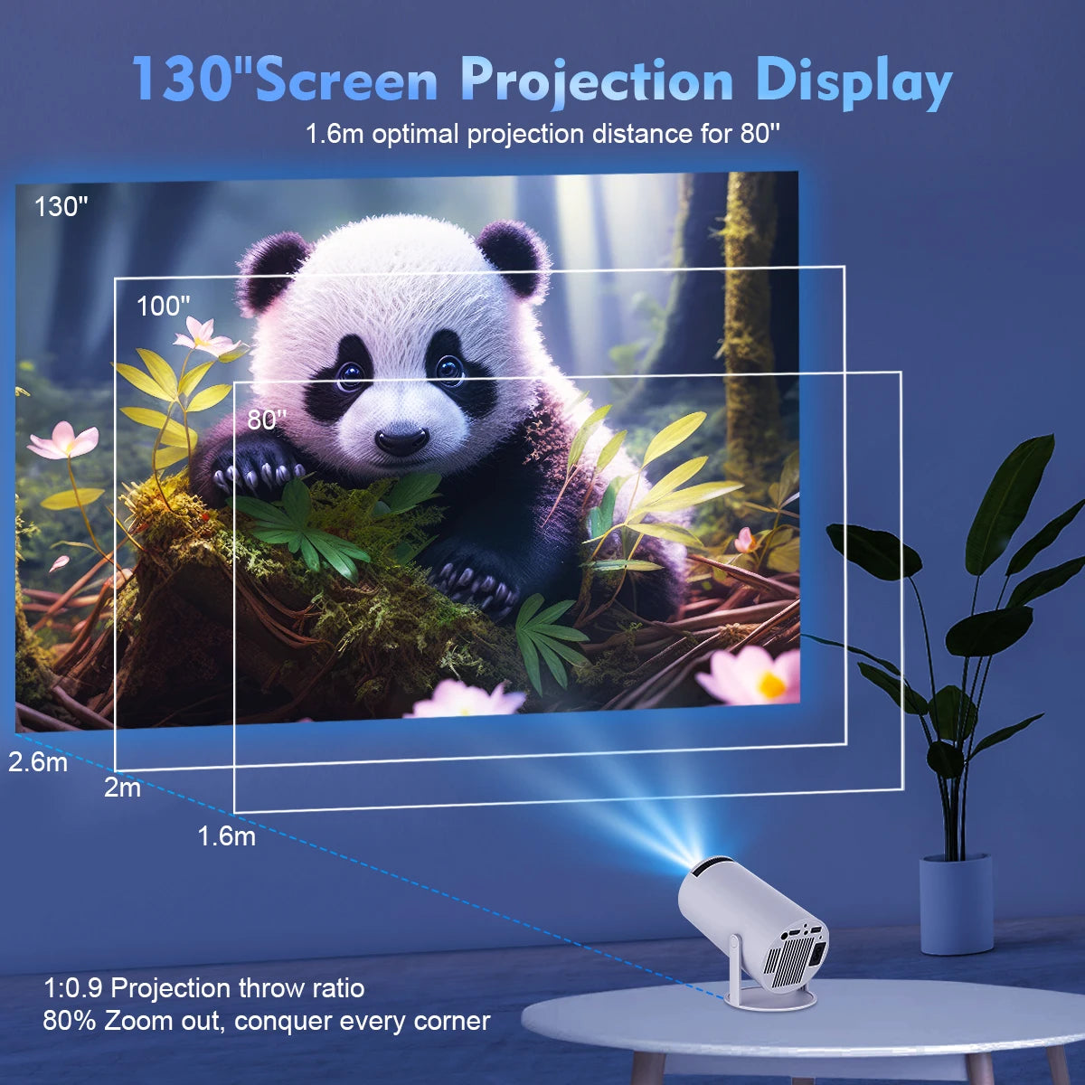 Magcubic HY300 Pro 4K WiFi6 Projector